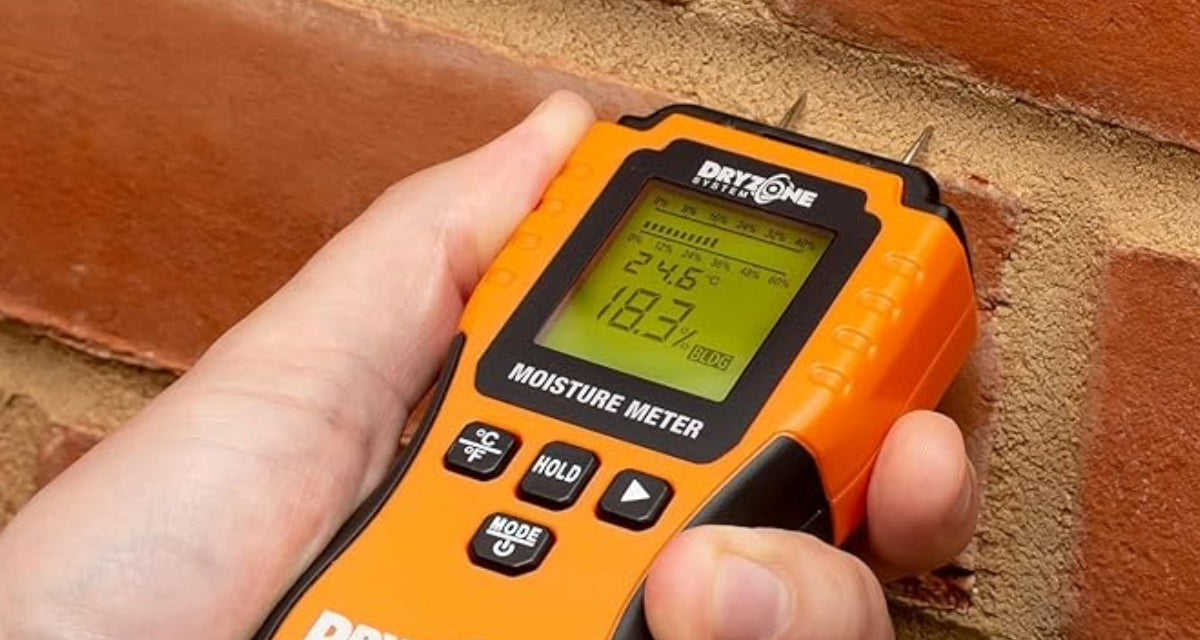 How to use a moisture meter to detect damp